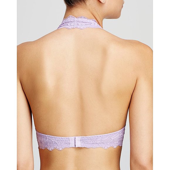 Free People Lilac Galloon Lace Halter Soft Bra - Picture 6 of 12